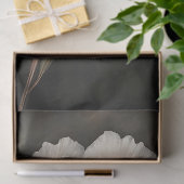 Witte pioen in bloei Botanisch schilderij Decoupag Tissuepapier (Geschenk)