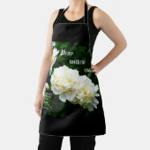 Witte Pioen Trio, 1 Thessalonicenzen 5:17-18 Schort (Insitu)