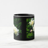 Witte Pioen Trio Mok (Midden)
