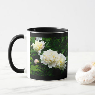 Witte Pioen Trio Mok