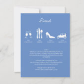 Witte Pioenensamenkomst DETAILS Uitnodiging (Voorkant)