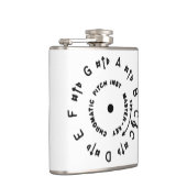 Witte Pitchpipe Heupfles (Rechts)