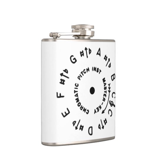 Witte Pitchpipe Heupfles (Rechts)