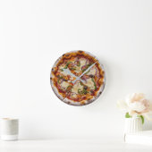 Witte pizza ronde klok (Huis)