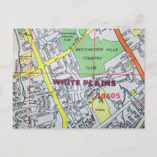 WITTE PLAINEN, NY  Briefkaart Kaart (Voorkant)