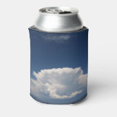 Witte Pluizige Wolk Blikjeskoeler (Blikje Achterkant)