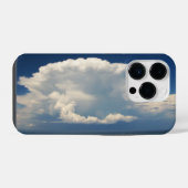 Witte Pluizige Wolk iPhone Hoesje (Achterkant horizontaal)