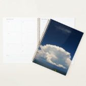Witte Pluizige Wolk Planner (Display)