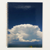 Witte Pluizige Wolk Planner (Voorkant)