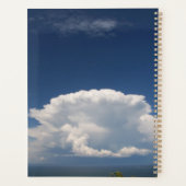 Witte Pluizige Wolk Planner (Achterkant)