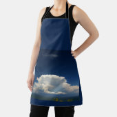 Witte Pluizige Wolk  Schort (Insitu)