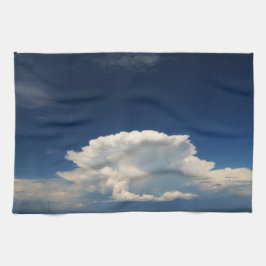 Witte Pluizige Wolk             Theedoek