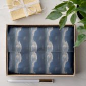 Witte Pluizige Wolk              Tissuepapier (Geschenk)