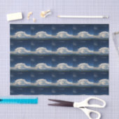 Witte Pluizige Wolk              Tissuepapier (Craft)