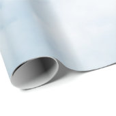 Witte Pluizige Wolken Cadeaupapier (Rol Hoek)