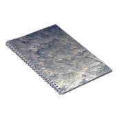 Witte Pluizige Wolken Notitieboek (Rechterzijde)