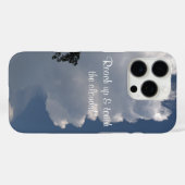Witte pluizige wolken telefoonhoesje Case-Mate iPhone case (Achterkant (horizontaal))
