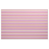 Witte, plum, bruin en rode lijnen stof (Fat Quarter)