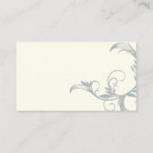 Witte Plumeria Blank Escort Kaarten Plaatskaartje (Achterkant)