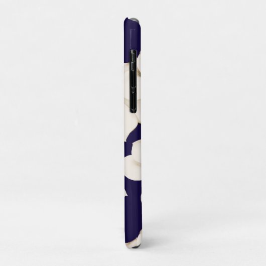 Witte Plumeria Case-Mate iPhone Case (Achterkant/links)