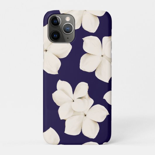 Witte Plumeria Case-Mate iPhone Case (Achterkant)