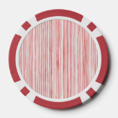 Witte Poedel Hond Hallo Mooi Poker Chips (Achterkant)