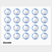 Witte Poedel Stickers (Vel)