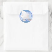 Witte Poedel Stickers (Tas)