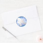 Witte Poedel Stickers (Envelop)