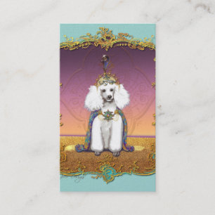 Witte poel in kostuum visitekaartje