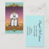 Witte poel in kostuum visitekaartje (Voorkant / Achterkant)