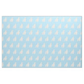 Witte poel op blauw stof (Yard (91,4 cm))