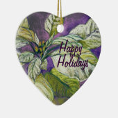 witte Poinsettia Ornament (Rechts)