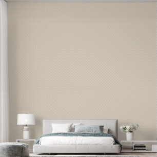 Witte poka Dots op Lemon Yellow Behang