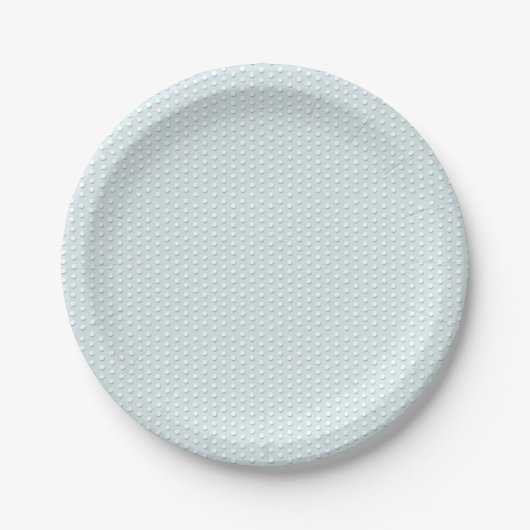 Witte Polka Dots Papier Bord (Voorkant)