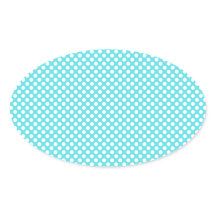 Witte polka stip op blauw