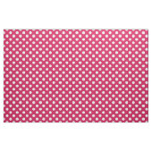 Witte polka stippen op kermis stof (Yard (91,4 cm))