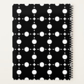 Witte polka stippen, Stippenpatroon, Stippen, Gest Planner (Achterkant)