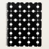 Witte polka stippen, Stippenpatroon, Stippen, Gest Planner (Voorkant)