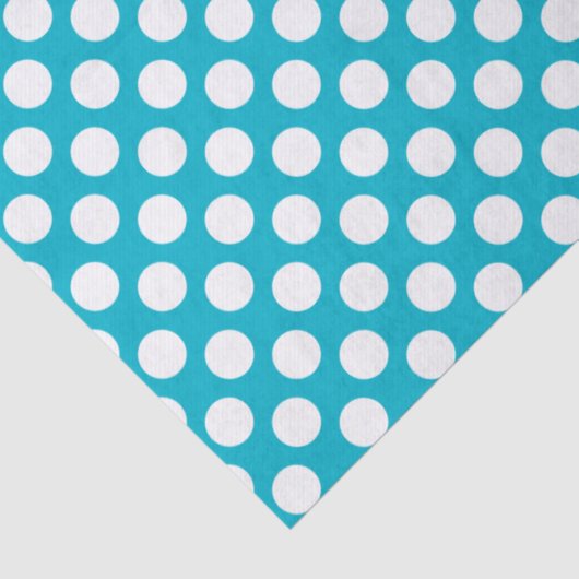 Witte PolkaDot-u kiest Achtergrondkleur Tissuepapier (Detail)