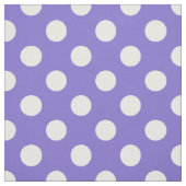Witte polkstippen op de rand stof (Swatch)