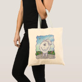 Witte Pommeren Cadeaus & Accessoires Tote Bag (Voorkant (product))