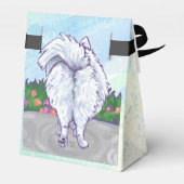 Witte pommeren Gifts & Accessoires Bedankdoosjes (Achterkant)