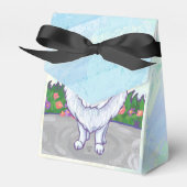 Witte pommeren Gifts & Accessoires Bedankdoosjes (Voorkant Zijde)