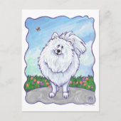 Witte pommeren Gifts & Accessoires Briefkaart (Voorkant)