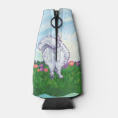 Witte pommeren Gifts & Accessoires Flesjeskoeler (Achterkant)
