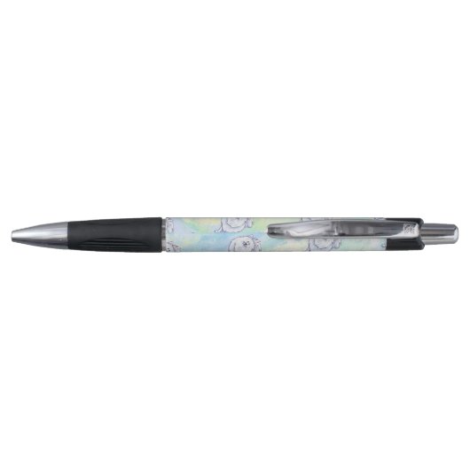 Witte pommeren Gifts & Accessoires Pen (Achterkant)