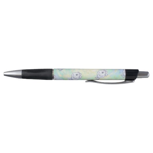 Witte pommeren Gifts & Accessoires Pen (Bodem)