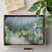 Witte Pommerse Hondenklaver Waterverf Decoupage Tissuepapier (Geschenk)