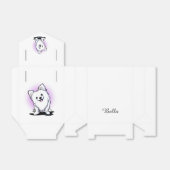 Witte Pommerse partij gunsttas Bedankdoosjes (Uitgevouwen)